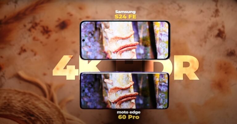 Samsung S24 FE vs Motorola Edge 60 Pro top features test