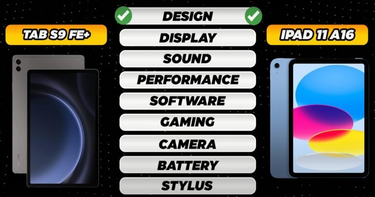 iPad 11 or Galaxy Tab S9 FE plus