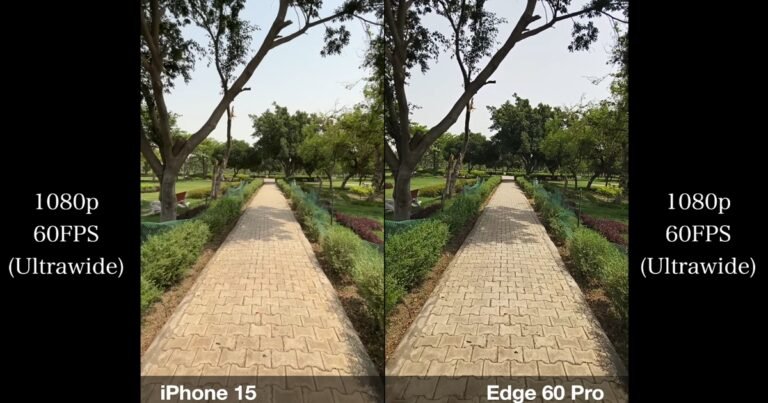 iPhone 15 vs Motorola Edge 60 Pro Camera Video Test