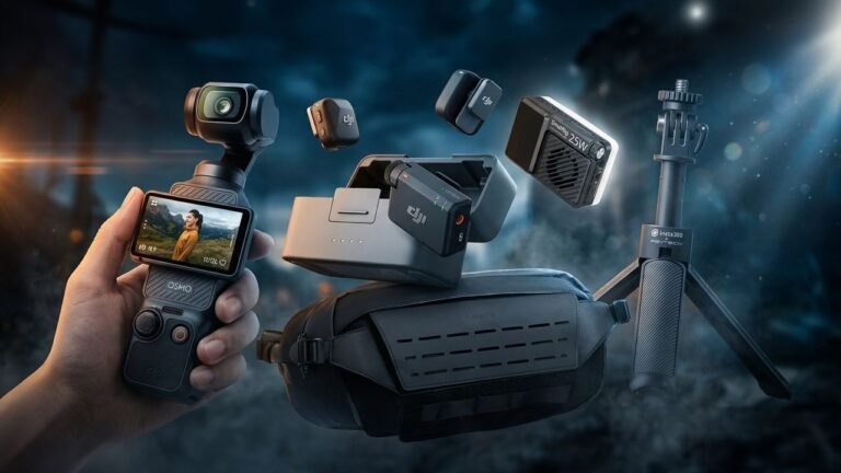 My Go-To Kit: 9 Indispensable Cameras and Accessories for Flawless TikTok Content All in One Sling Bag