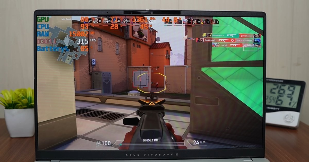 ASUS Vivobook S14 Gaming and performance test