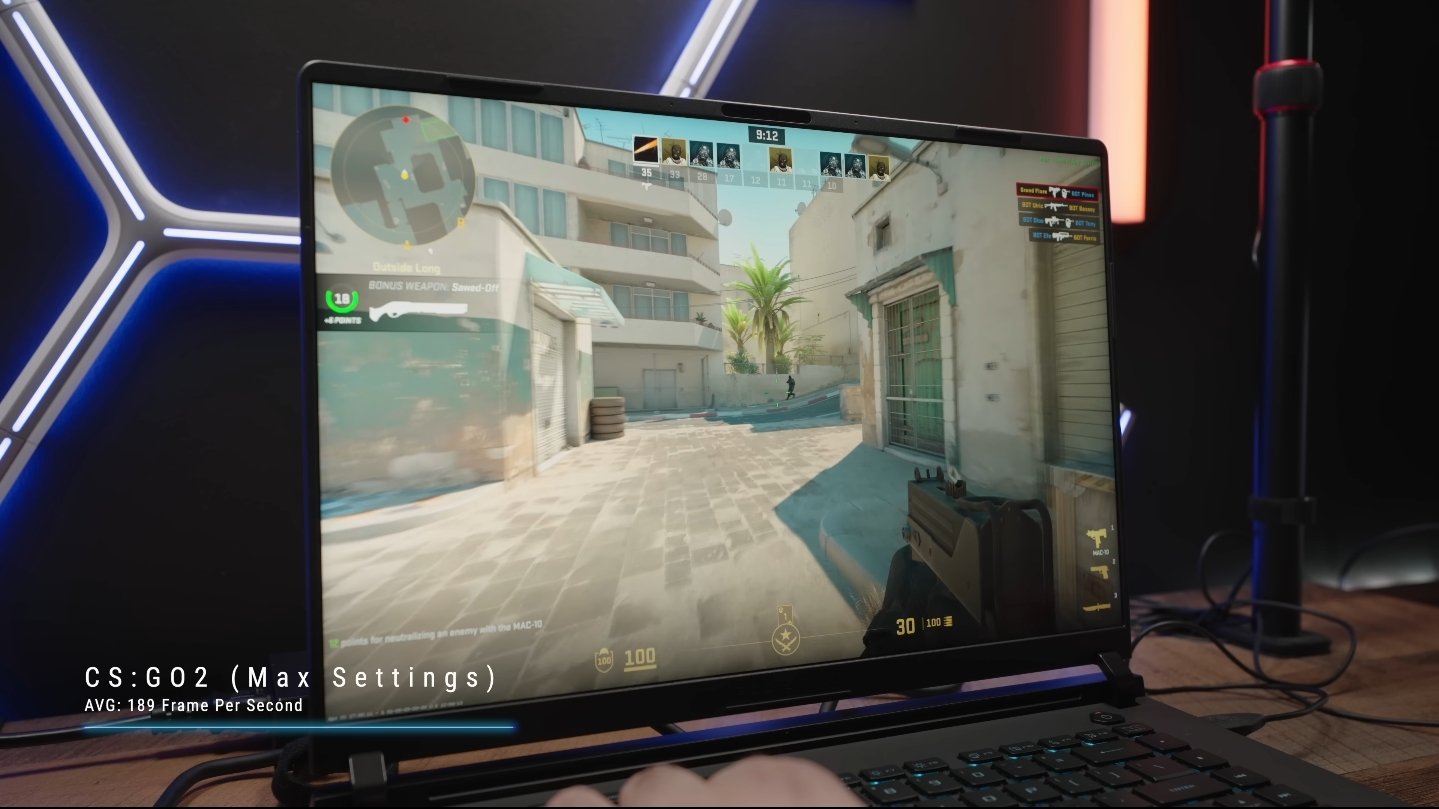 CS2 very high settings, here we are getting around 90 FPS on an average