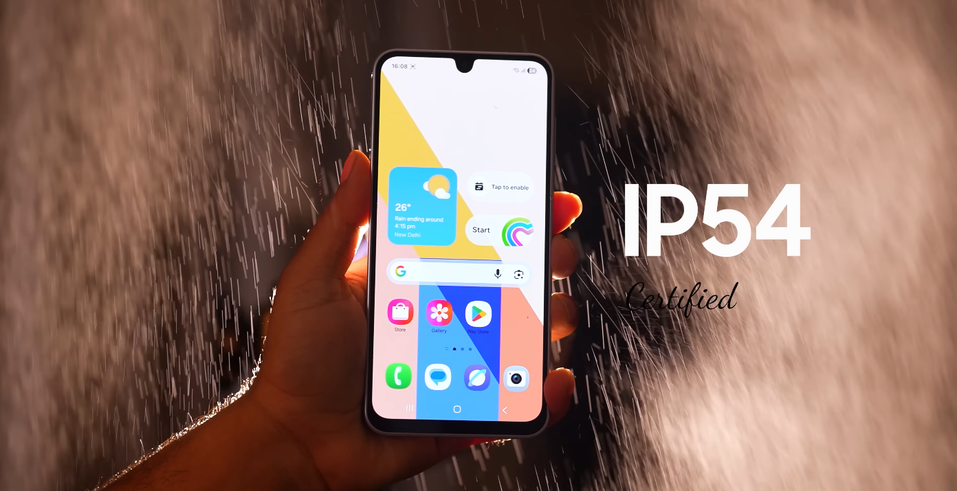 Galaxy M17 5G dust & splash resistance how much does IP54 matter