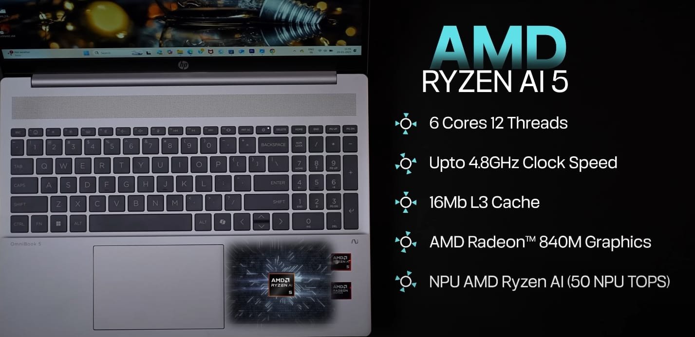 HP OmniBook 5 Next Gen AI AMD RYZEN