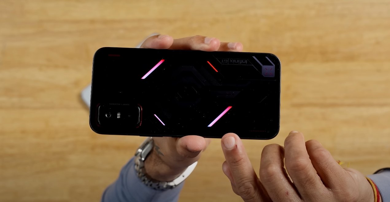 Infinix GT 30 Pro smartphone back look