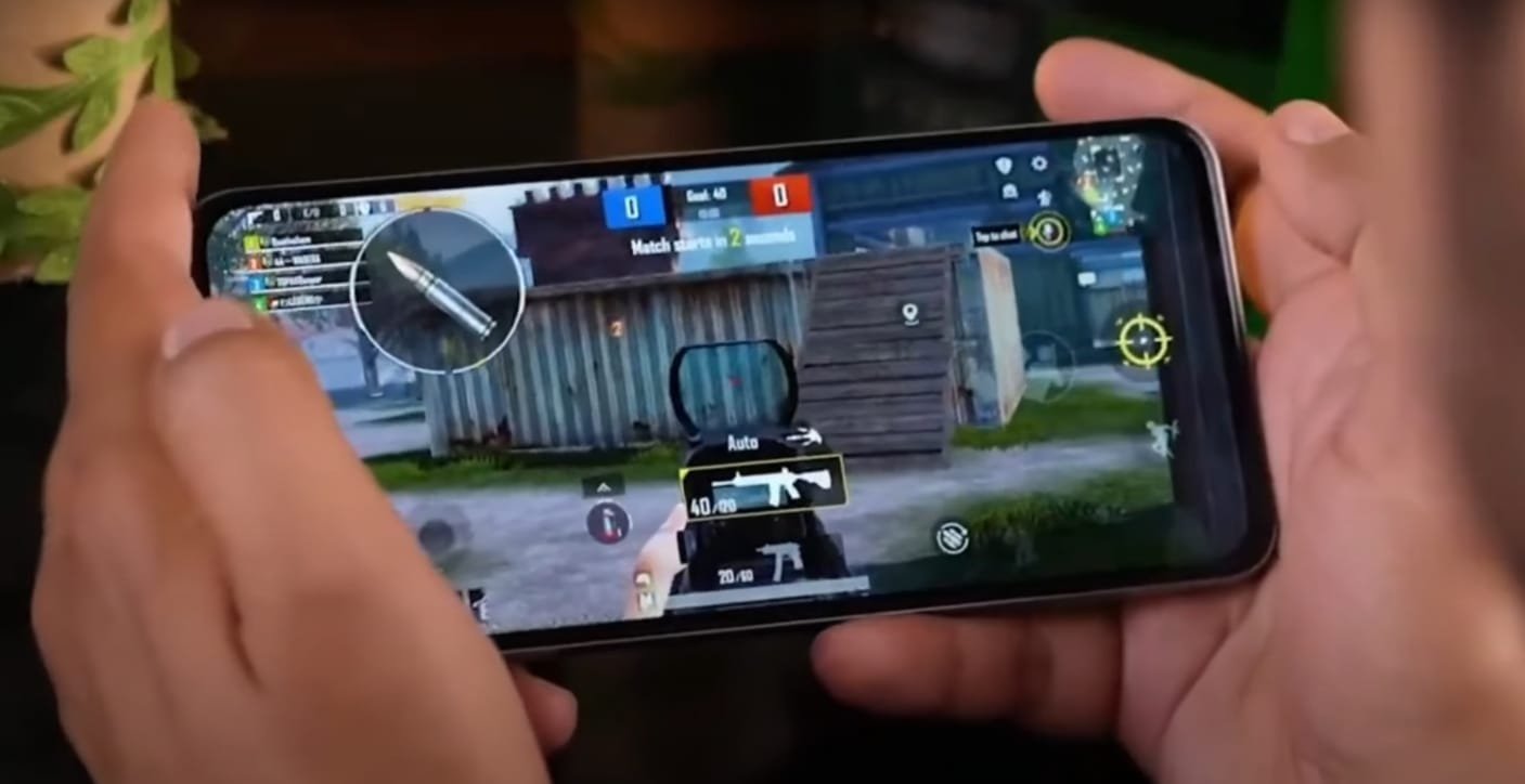 Infinix Hot 60i 5G PUB G game play