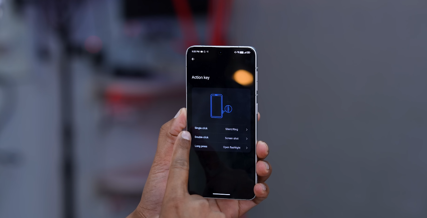 LAVA Agni 4 display brightness tested under cloudy UK weather