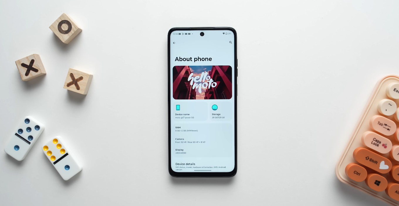 Moto G67 Power display quality impresses in testing