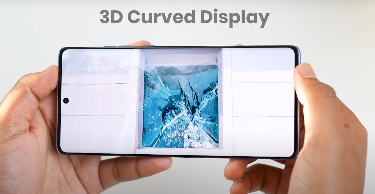 Moto G96 5G 3D curved Display