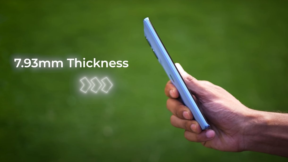 Moto G96 5G thickness