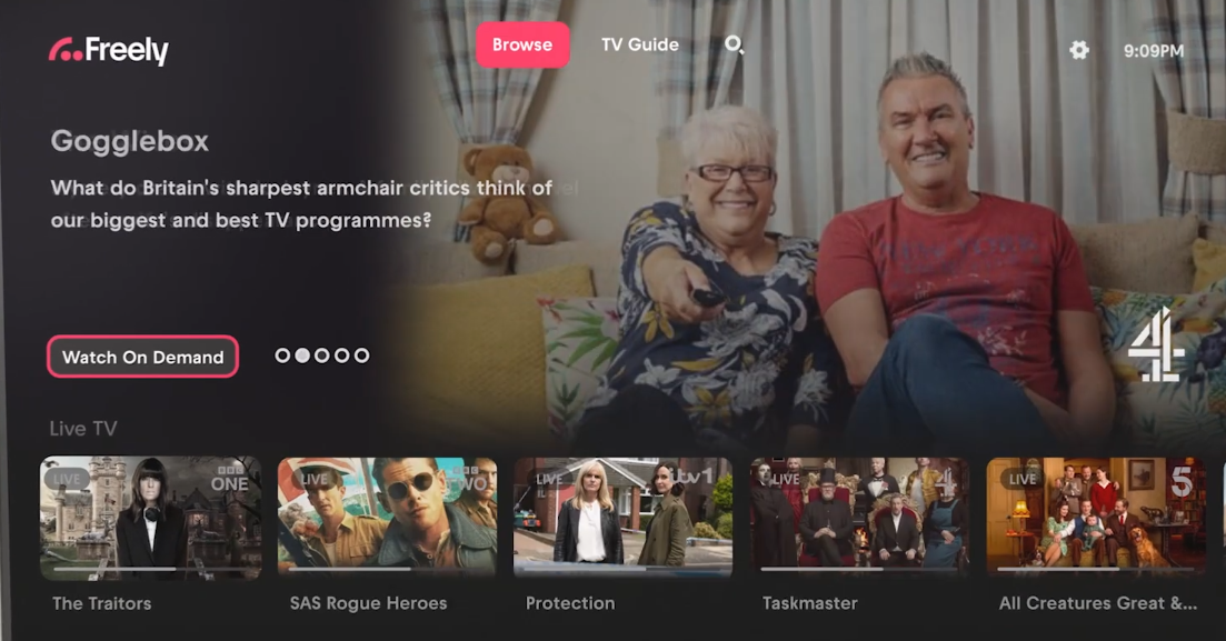 New update lets UK viewers get Freely on TVs that never supported it