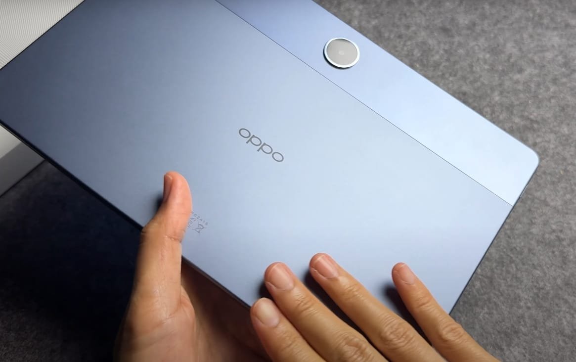 Oppo Pad SE 9340 mAh Big Battery Tablet Review 1 Oppo Pad SE 9340 mAh Big Battery Tablet back side