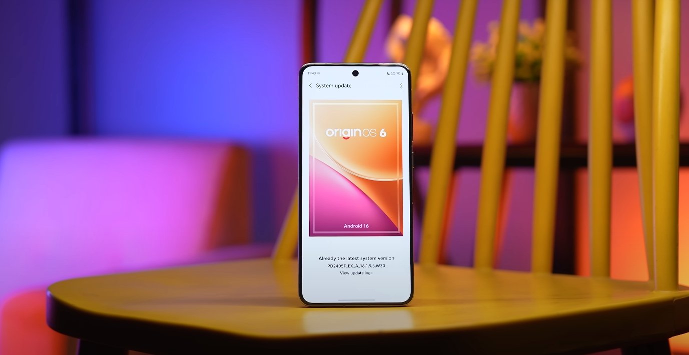 OriginOS 6 vs Android 14 visual design changes