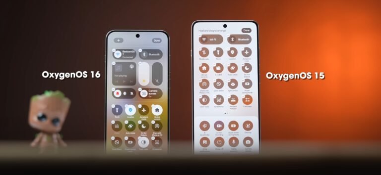 OxygenOS 16 new app drawer and widget design changes