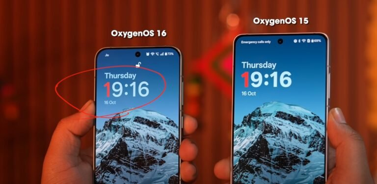 OxygenOS 16 vs OxygenOS 15 full comparison review