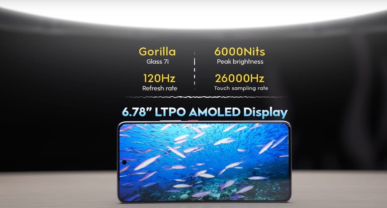Realme GT 7 6.76 LTPO amoled display