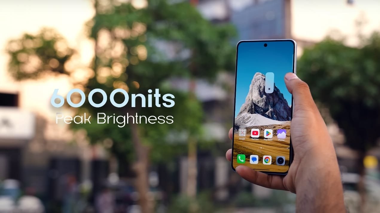 Realme GT 7 brightness