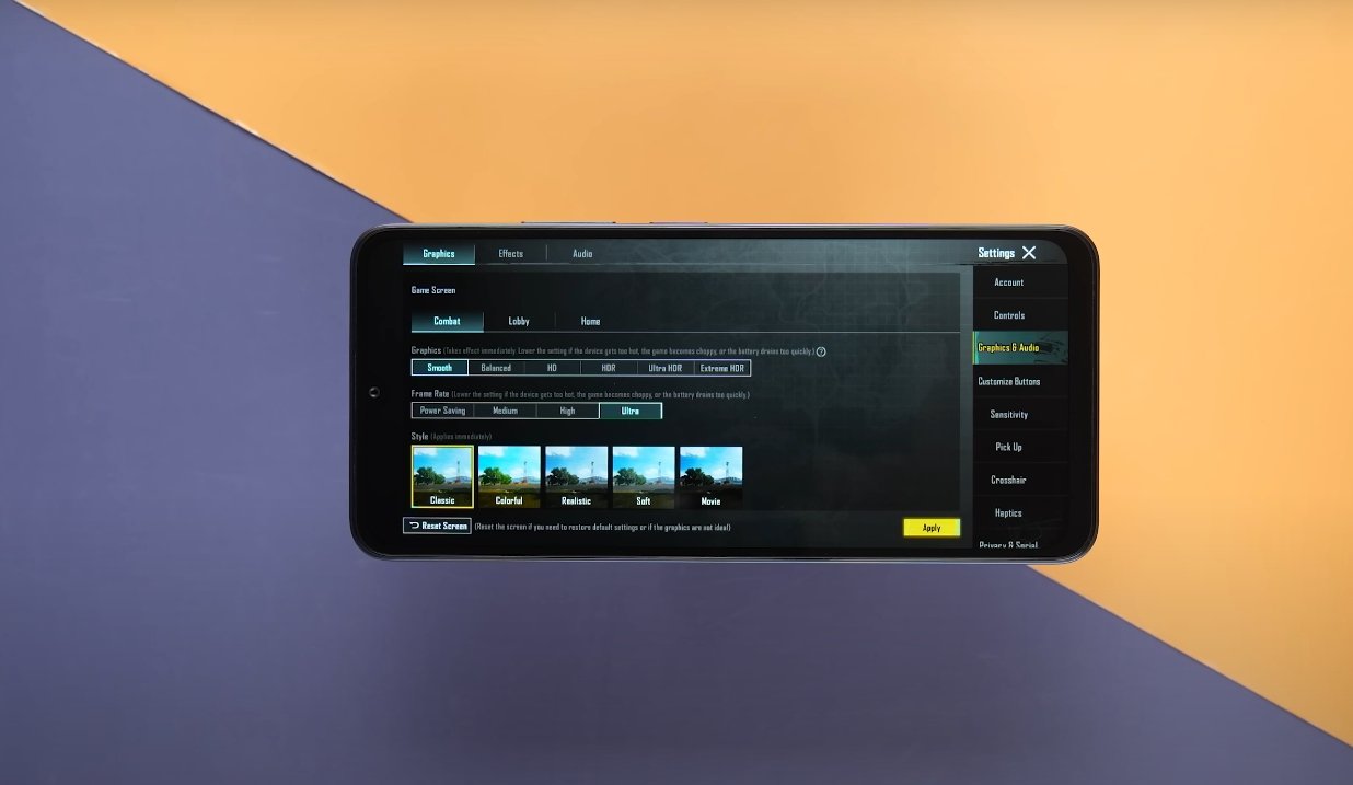 Redmi 14C 5G game play setting