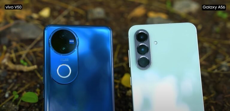 Samsung Galaxy A56 vs Vivo V50 Rear Camera Comparison
