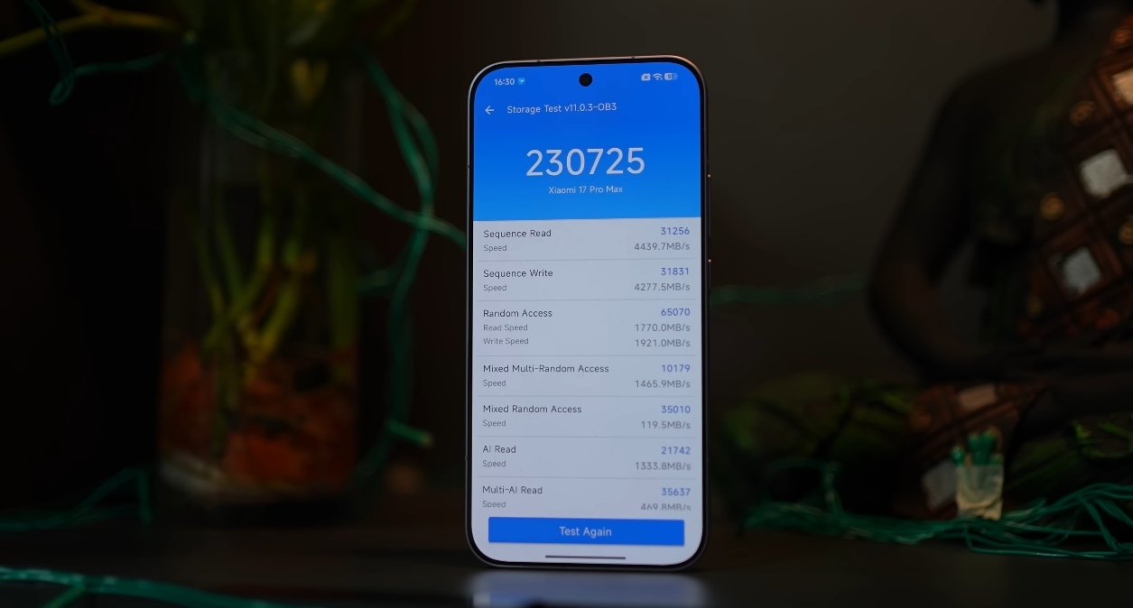 Xiaomi 17 Pro Max vs Realme GT 7 Pro battery test