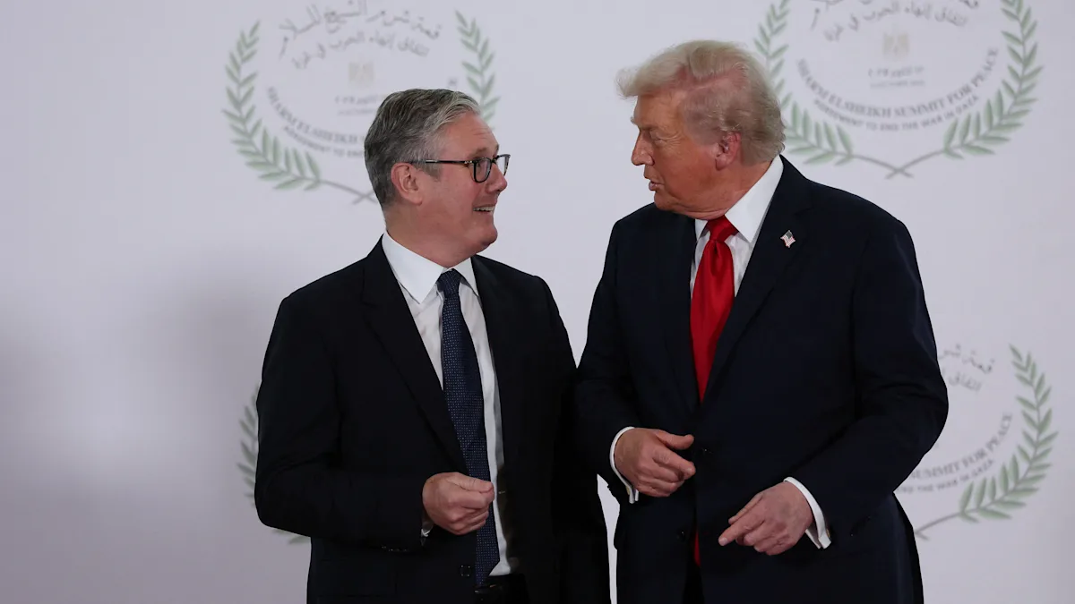 Ed Davey and Keir Starmer discuss Donald Trump's tariffs, which have had a significant impact on international trade and diplomacy, with the UK and US working to find a solution to the issue