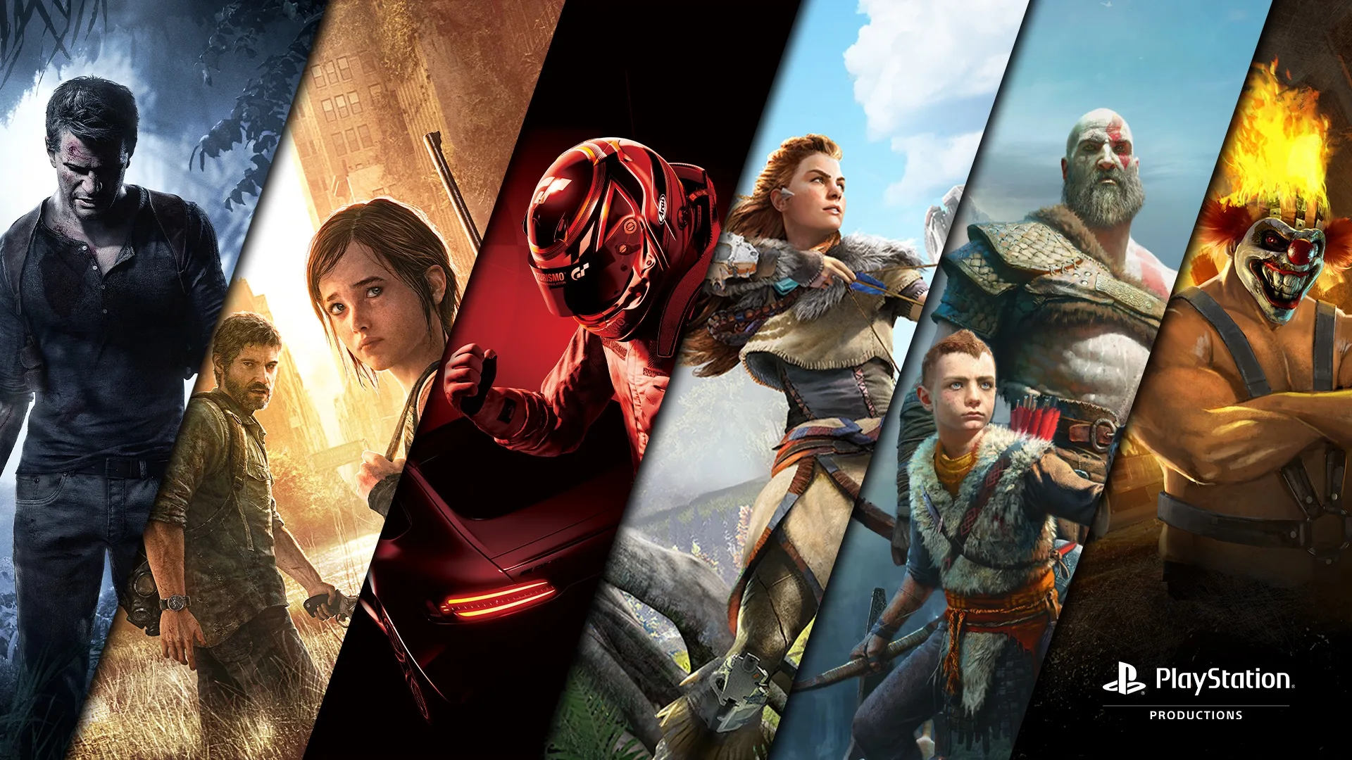 A group of friends playing a live service game on PC, with a PlayStation controller in the foreground, highlighting the potential for immersive and dynamic gaming experiences in the UK, with a focus on the PlayStation brand and live service games