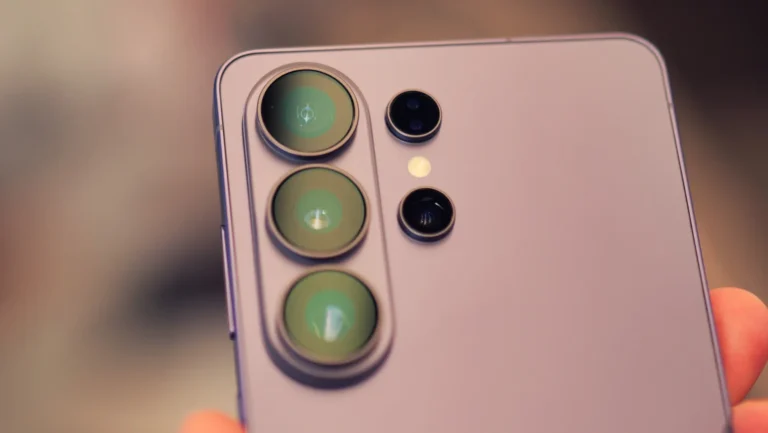 A close-up of a smartphone camera lens, with the Samsung Galaxy S27 Ultra logo in the background, showcasing the device's advanced camera capabilities and sleek design, highlighting the primary keyword of Samsung Galaxy S27 Ultra