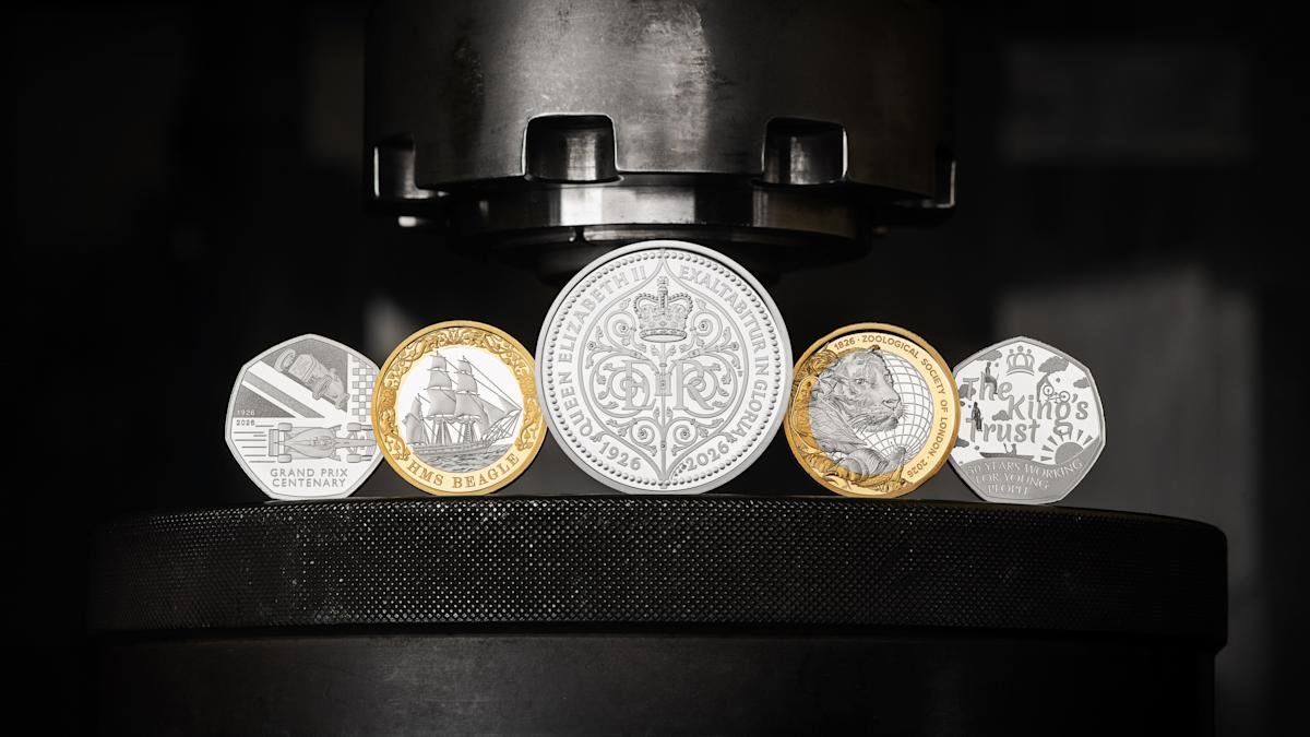 2026 UK coins featuring Queen Elizabeth II