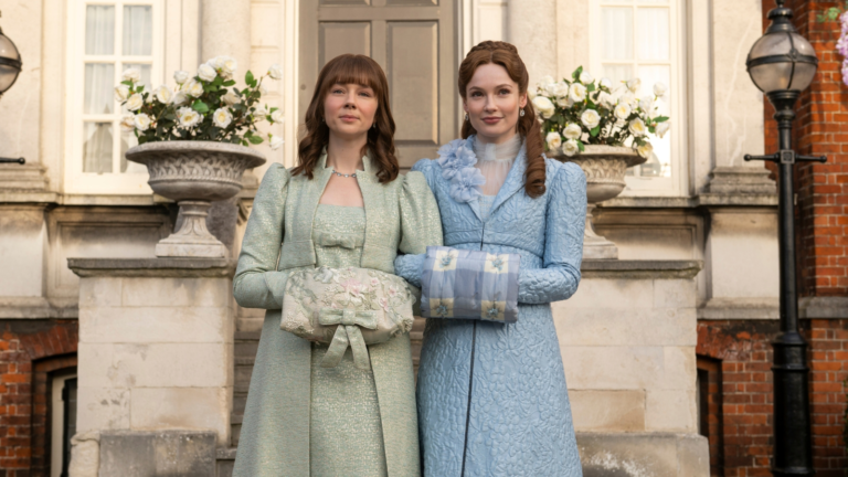 A descriptive image of the Bridgerton family, featuring the main characters from the show, with a focus on the upcoming season 5 and the UK release date. The image showcases the stunning costumes and intricate plotlines that have made Bridgerton a household name, with a mix of romance, drama, and social commentary that will captivate audiences in the UK and beyond.