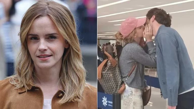 Emma Watson and Gonzalo Hevia Baillères, the Mexican billionaire boyfriend, enjoying a romantic evening together, with a beautiful colour scheme and a glimpse into their secretive behaviour, as they analyse their love for each other