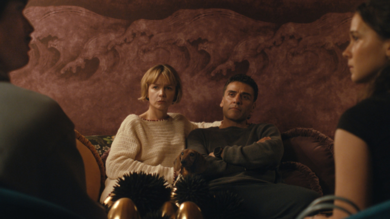 Beef season 2 featured image, Oscar Isaac and Carey Mulligan in a dramatic scene, exploring the complexities of relationships and generational differences in the UK