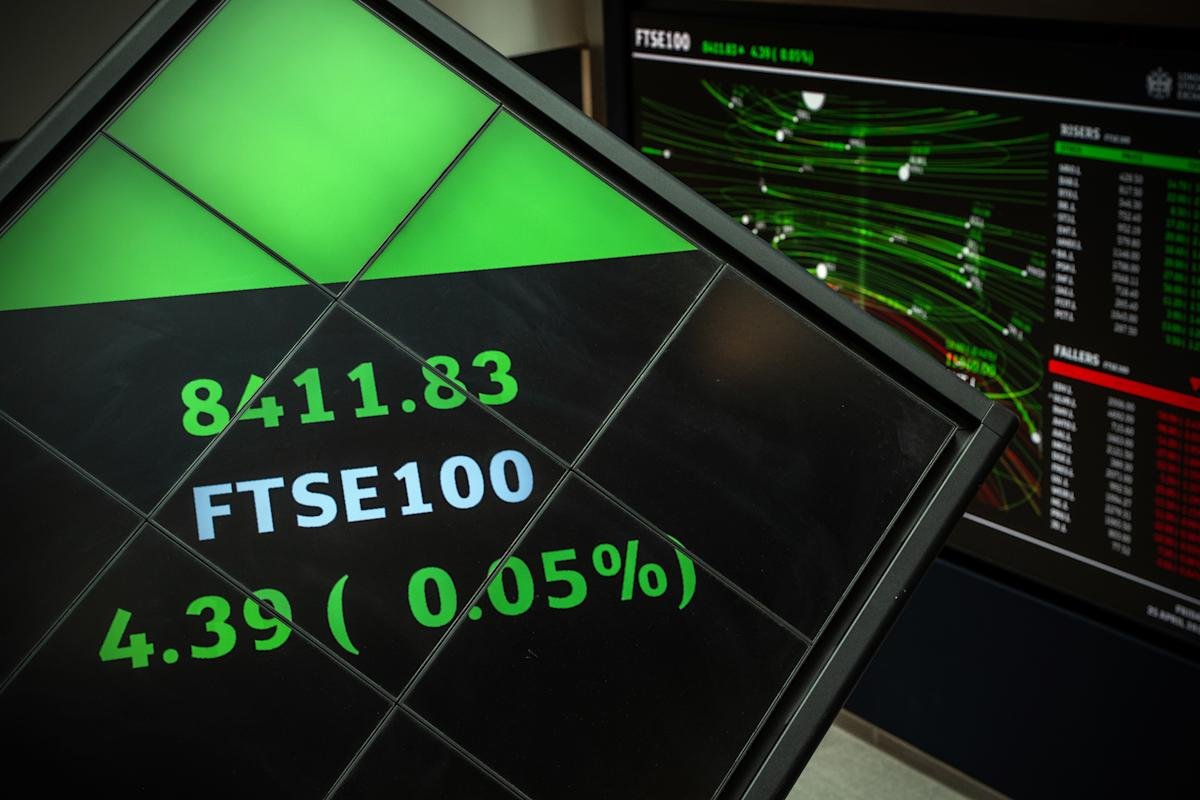 FTSE 100 index update with british land
