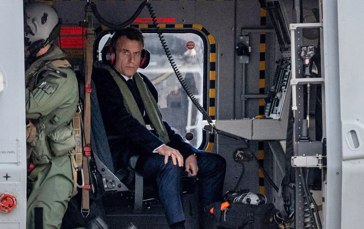 A French naval ship deployed in the Strait of Hormuz, representing France's commitment to global security and stability in the region, with the primary keyword being naval deployment