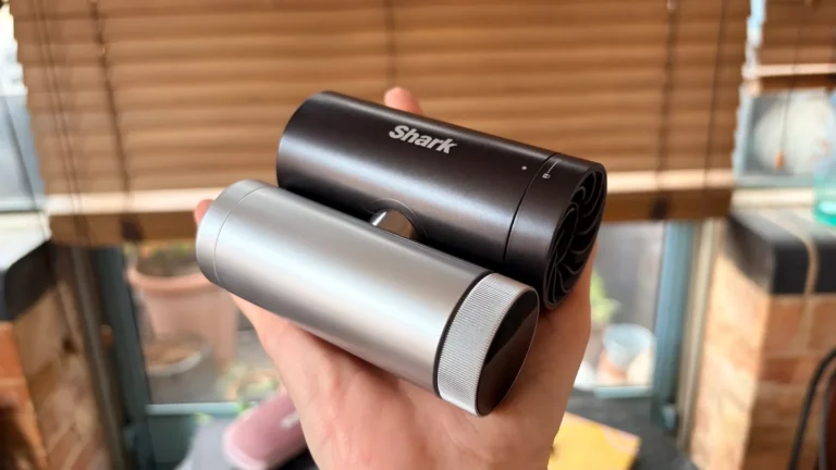 The Shark ChillPill portable fan is a compact and lightweight device that offers three effective cooling methods, including a fan, cooling plate, and vapour misting options. It is available in a range of bright, metallic colour options and features a travel-safe power switch and adjustable settings. The fan is perfect for commutes, concerts, and days out, and is an excellent investment for anyone who wants to stay cool and comfortable during the UK summer. With its innovative cooling methods and compact design, the Shark ChillPill is a must-have device for beating the heat.