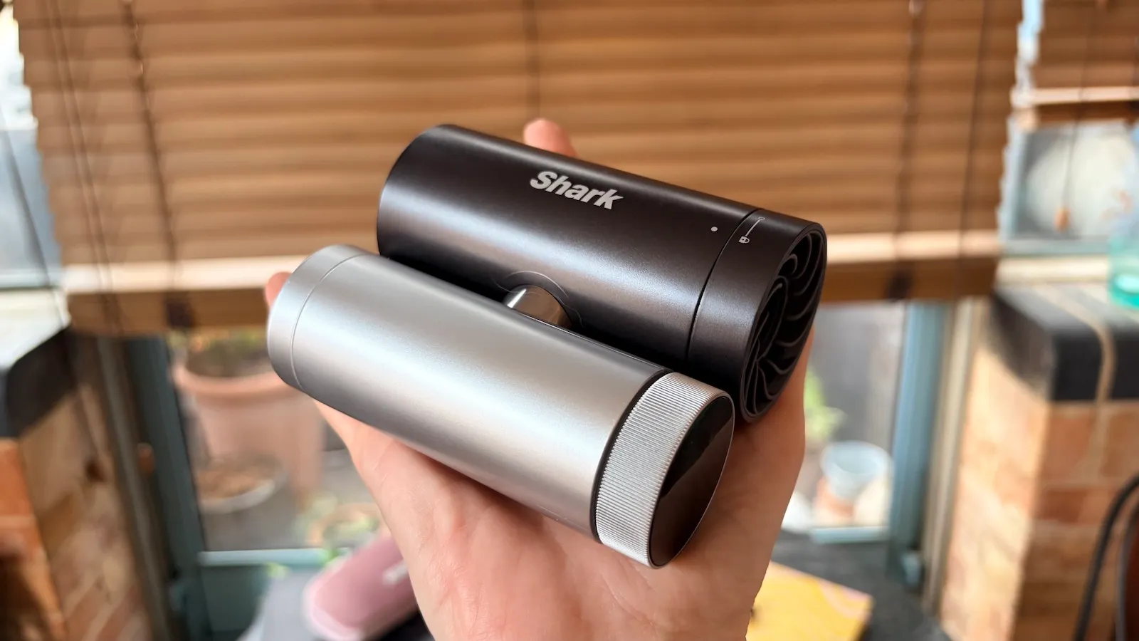 The Shark ChillPill portable fan is a compact and lightweight device that offers three effective cooling methods, including a fan, cooling plate, and vapour misting options. It is available in a range of bright, metallic colour options and features a travel-safe power switch and adjustable settings. The fan is perfect for commutes, concerts, and days out, and is an excellent investment for anyone who wants to stay cool and comfortable during the UK summer. With its innovative cooling methods and compact design, the Shark ChillPill is a must-have device for beating the heat.