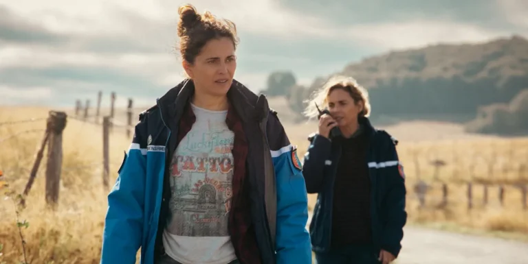 A silhouette of a person disappearing into the darkness, with a cityscape in the background, representing the mystery drama's theme of inexplicable disappearance and suspense