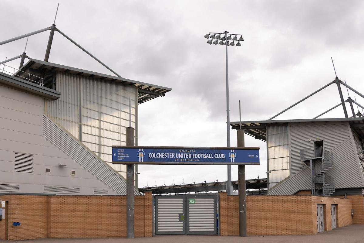 Colchester United pitch inspection ahead of Accrington Stanley game