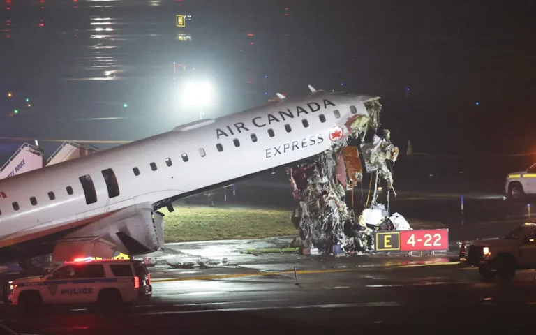 A plane collided with a fire engine at New York airport, resulting in the loss of lives of pilots, with the primary keyword being plane collision, and the image depicting the aftermath of the incident