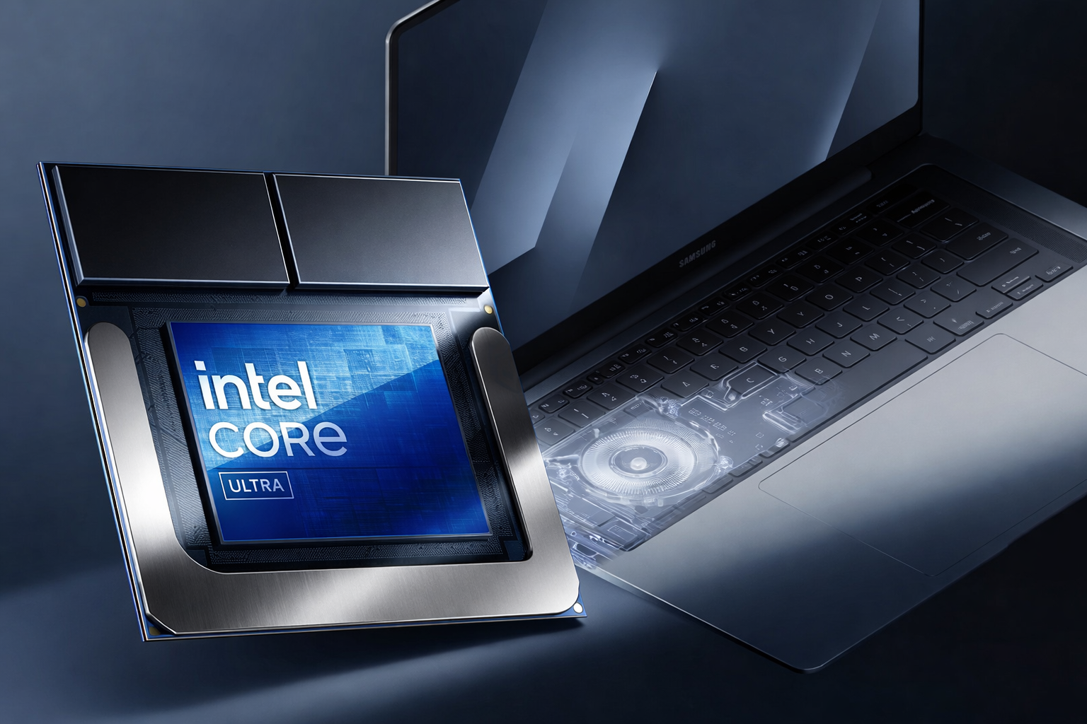 Samsung Galaxy Book 6 Pro laptop with Intel Panther Lake chip