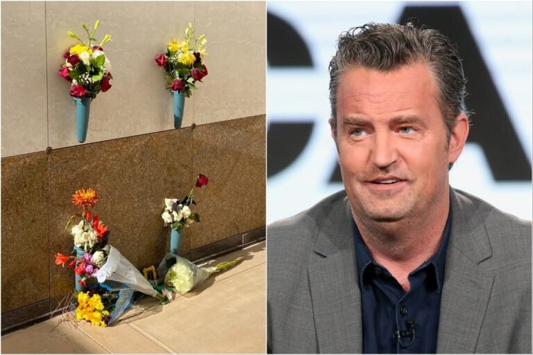 Matthew Perry's gravesite updated with Friends tribute
