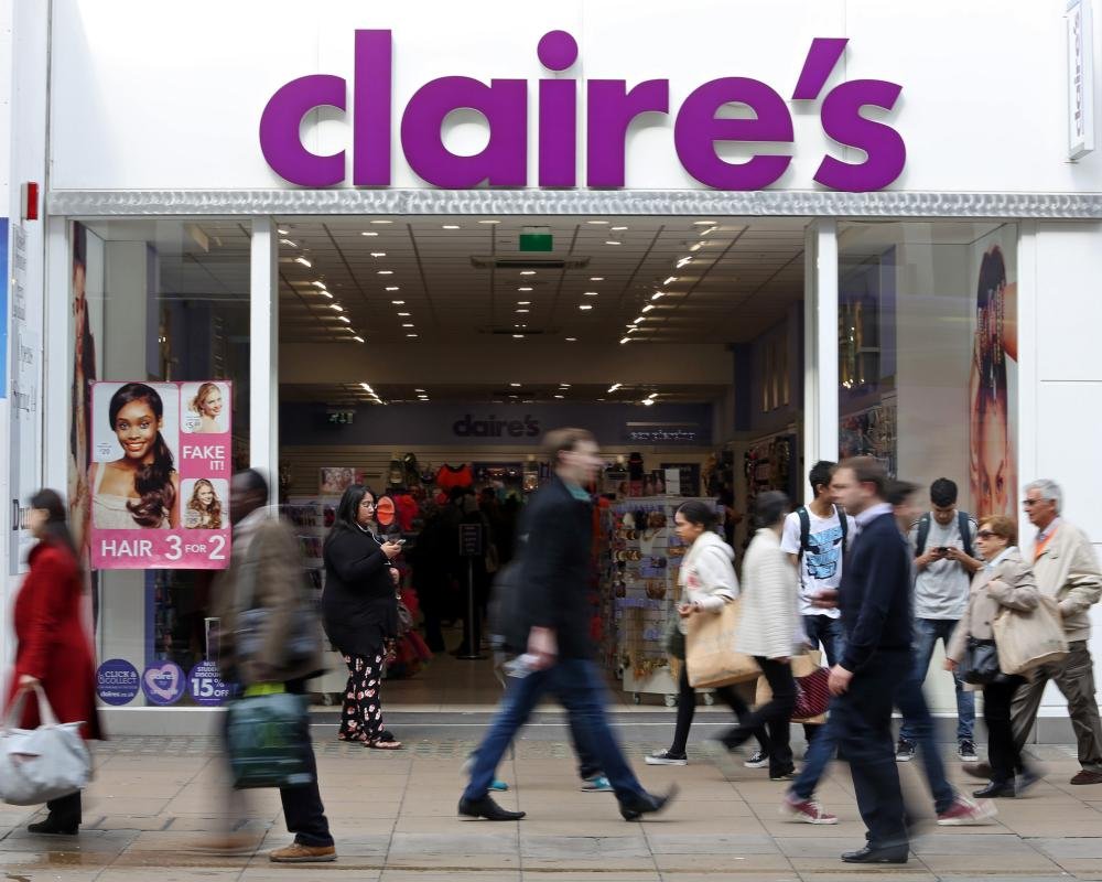 uk retail crisis claire's store front