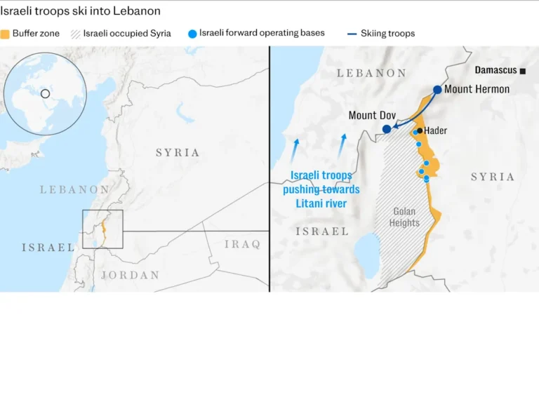 Israeli troops skiing down a snowy mountain in Lebanon, their colourful uniforms a stark contrast to the white landscape, as they navigate the challenging terrain with ease, in a daring military operation that highlights their skiing skills and bravery, with a focus on skiing troops and military operations