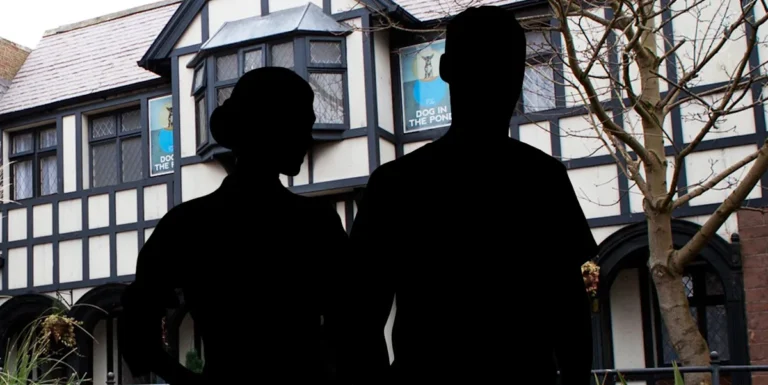 Hollyoaks cast members looking shocked and saddened by the latest death, with a mix of emotions and behaviour on display, as they try to come to terms with the loss of a beloved character, and the colour of the scene is filled with gloom