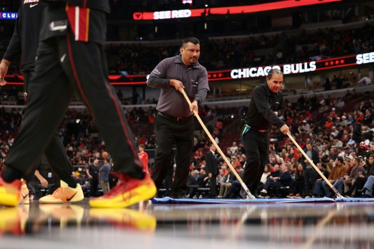 NBA game postponed due to moisture on court