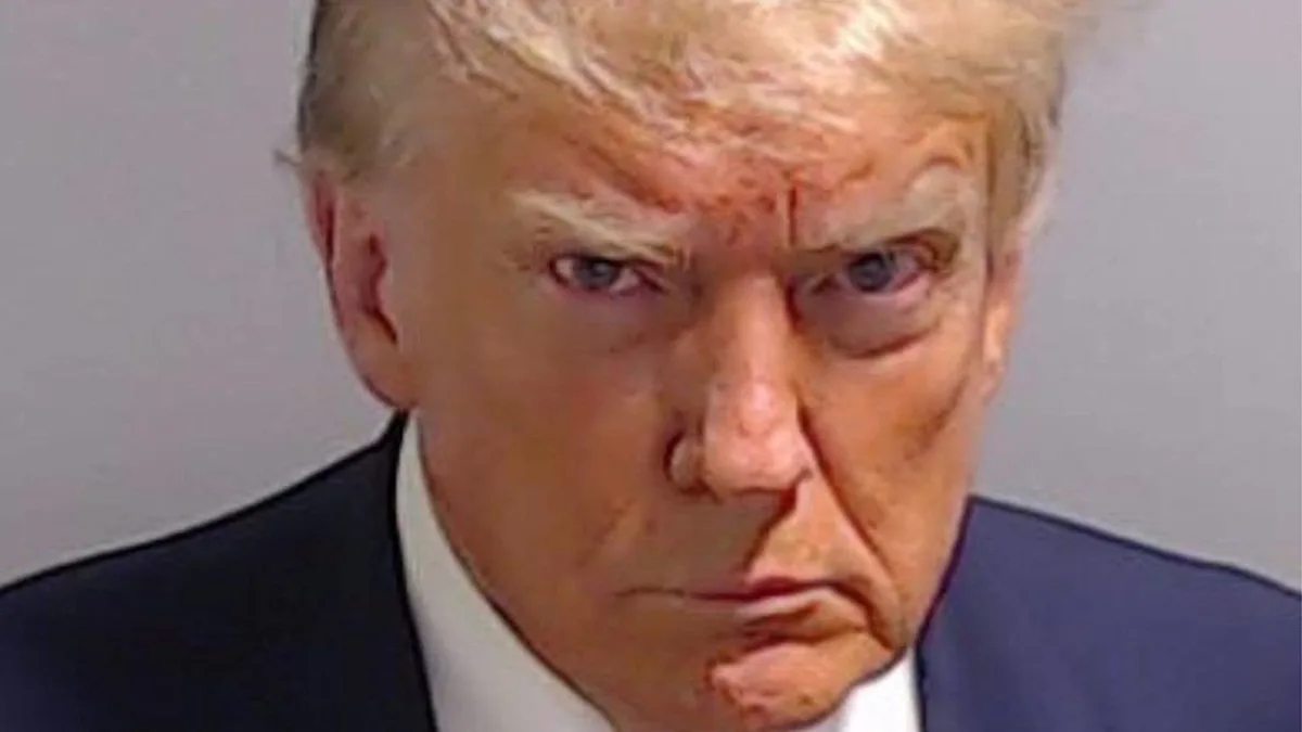 Donald Trump emerges from the White House amidst rumours of hospitalization and concerns about his mental health, with a descriptive image of the former President walking out of the White House