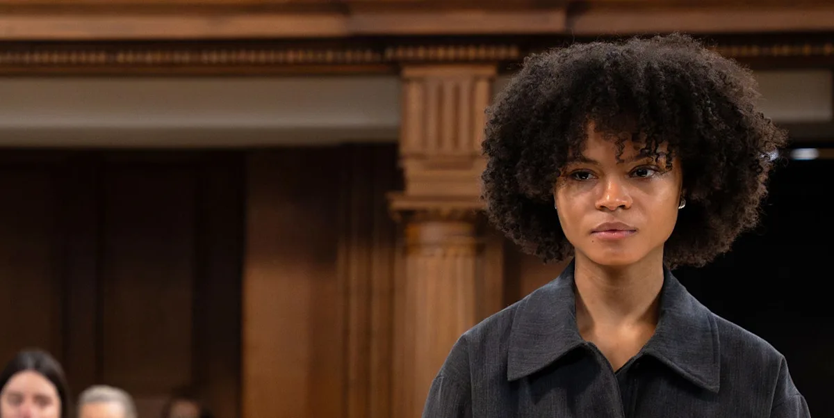EastEnders character Jasmine Fisher stands in the courtroom, awaiting the verdict of her trial, as the judge delivers the decision that will change her life forever, in this dramatic scene from the BBC soap, with the primary keyword being EastEnders