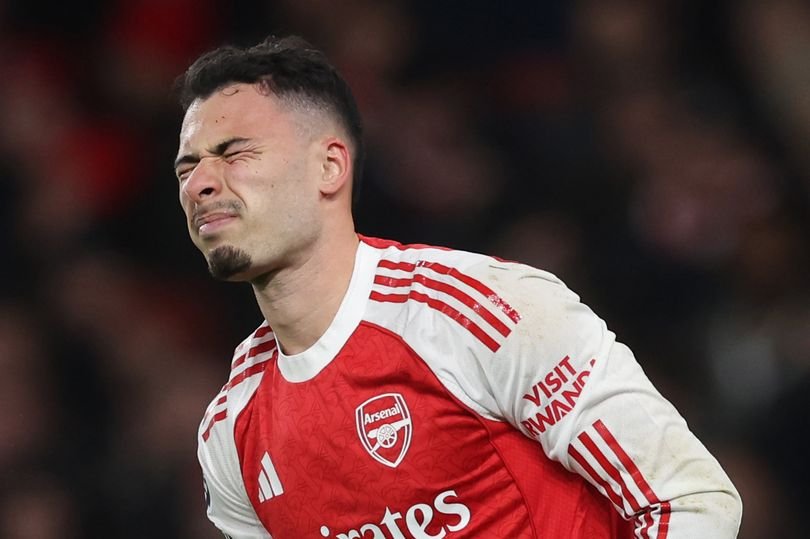 Gabriel Martinelli in action for Arsenal