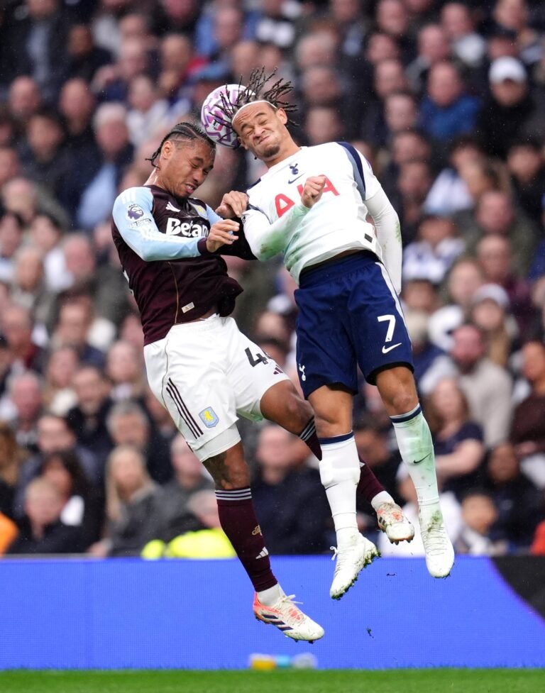Tottenham vs Aston Villa FA Cup match