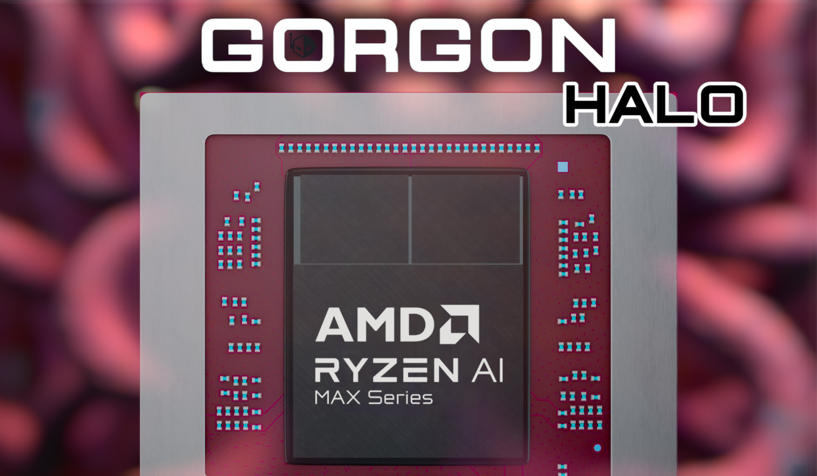 AMD Ryzen AI MAX 400 Gorgon Halo SoC family, featuring improved CPU and GPU clocks, with a modern design and sleek colour scheme, offering enhanced performance and support for the latest technologies, including 8533 MT/s LP5X