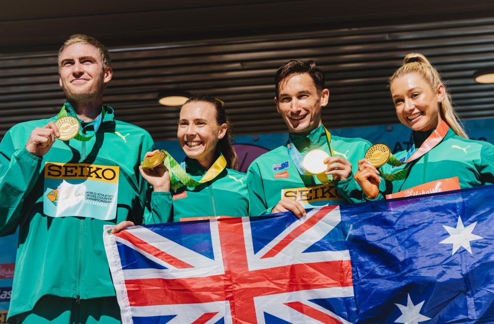 Australia wins mixed relay gold
